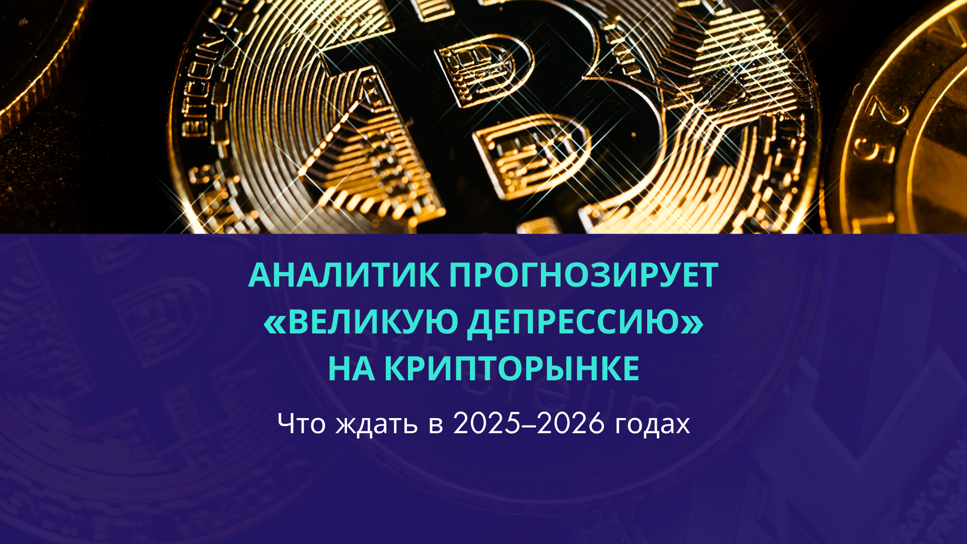 Аналитик прогнозирует «Великую депрессию» на крипторынке: что ждать в 2025–2026 годах