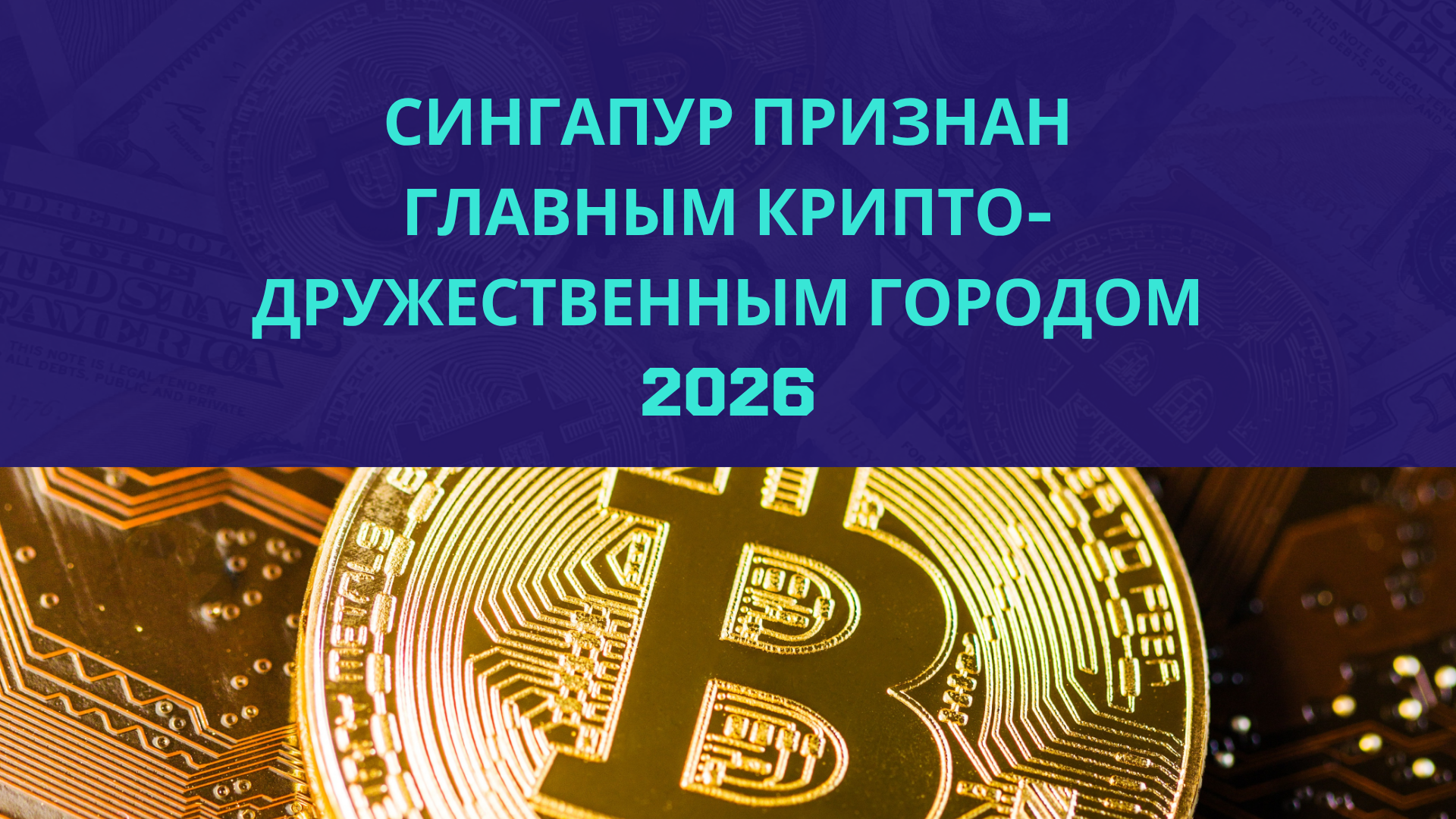 Сингапур признан главным крипто-дружественным городом 2026